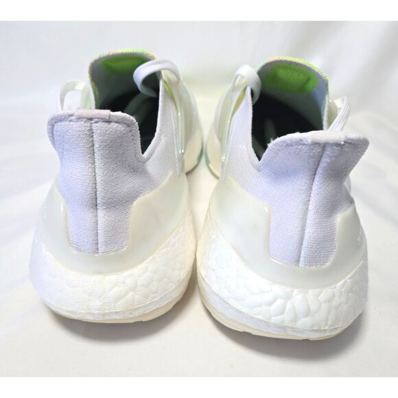 Adidas UltraBoost 22 GX5913 – White Bliss / Solar Green – US Men’s Size 9 - Picture 6 of 14